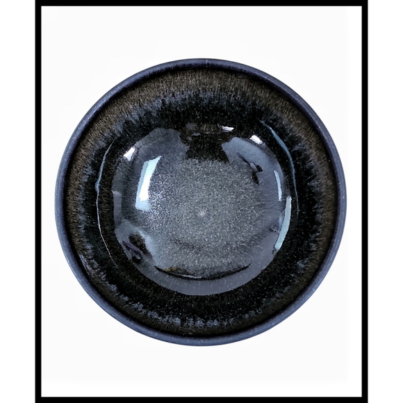 Jars France Tourron Samoa Vert Green Small Bowl Set of 5 Hand Made - Picture 3 of 11